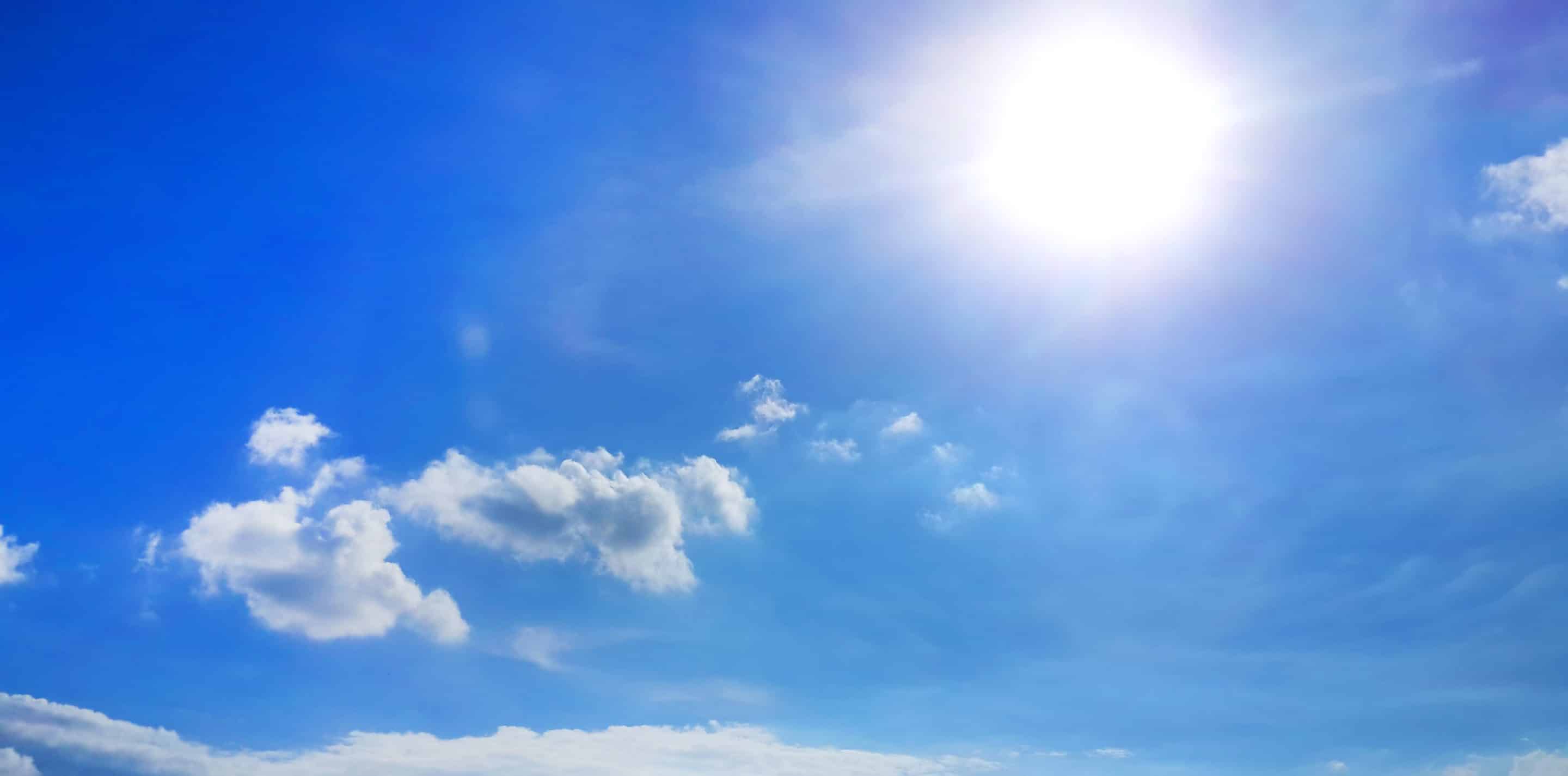 blue sky background with clouds
